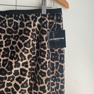 LEOPARD ANIMAL PRINT MIDI SHIRT * NWT *